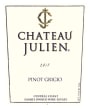 Chateau Julien Pinot Grigio 2013 Front Label