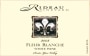 Rideau Vineyard Dessert Fleur Blanche Sweet White 2008 Front Label