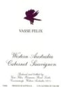 Vasse Felix Cabernet Sauvignon 2000 Front Label