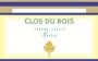 Clos du Bois Merlot 2000 Front Label