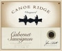 Canoe Ridge Cabernet Sauvignon 2000 Front Label