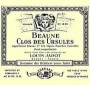 Louis Jadot Beaune Clos des Ursules Premier Cru Monopole Domaine des Heritiers 2000 Front Label
