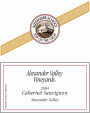 Alexander Valley Vineyards School Top of the Crop Cabernet Sauvignon 2004 Front Label
