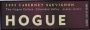 Hogue Barrel Select Cabernet Sauvignon 1996 Front Label