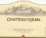 Chateau St. Jean Fume Blanc 2001 Front Label