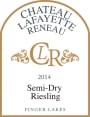 Chateau Lafayette Reneau  Semi-Dry Riesling 2012 Front Label