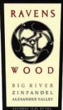 Ravenswood Big River Zinfandel 2000 Front Label