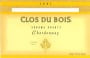 Clos du Bois Sonoma Valley Chardonnay 1998 Front Label