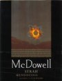 McDowell Syrah 2001 Front Label
