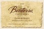 Bonterra Mendocino County Chardonnay 2001 Front Label