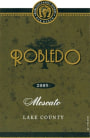 Robledo Family Winery Moscato 2005 Front Label