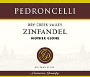 Pedroncelli Dry Creek Zinfandel 2000 Front Label