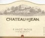 Chateau St. Jean Pinot Noir 2001 Front Label