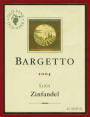 Bargetto Old Vine Zinfandel 2005 Front Label