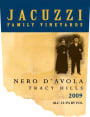 Jacuzzi Nero d'Avola 2009  Front Label