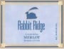 Rabbit Ridge CA Barrel Cuvee Merlot 2001 Front Label