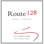 Route 128 Vineyard & Winery Pinot Noir 2013 Front Label