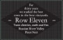 Row Eleven Russian River Pinot Noir 2014 Front Label