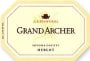 Grand Archer Merlot 2000 Front Label