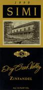 Simi Zinfandel 2000 Front Label