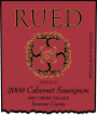 Rued Winery Cabernet Sauvignon 2008 Front Label
