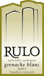 Rulo Winery Grenache Blanc 2011 Front Label