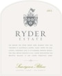 Ryder Estate Sauvignon Blanc 2013 Front Label