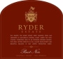 Ryder Estate Pinot Noir 2013 Front Label