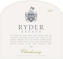 Ryder Estate Chardonnay 2013 Front Label