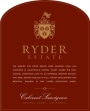 Ryder Estate Cabernet Sauvignon 2013 Front Label