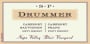 S.P. Drummer Wines Blair Vineyard Cabernet Sauvignon - Cabernet Franc 2001 Front Label