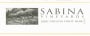 Sabina Vineyards Pinot Noir 2008 Front Label