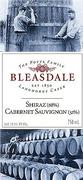 Bleasdale Shiraz Cabernet Sauvignon 2001 Front Label