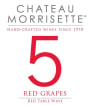 Chateau Morrisette  5 Red Grapes 2014 Front Label