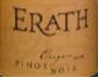 Erath Pinot Noir 2001 Front Label