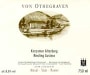 Von Othegraven Kanzemer Altenberg Spatlese 2001 Front Label