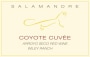 Salamandre Wine Cellars Coyote Cuvee Wiley Ranch 2011 Front Label