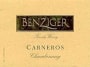 Benziger Carneros Chardonnay 2001 Front Label