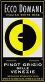 Ecco Domani Pinot Grigio 2002 Front Label