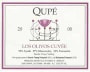 Qupe Santa Barbara County Los Olivos Cuvee 2000 Front Label