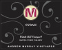 Andrew Murray Watch Hill Vineyard Syrah 2015 Front Label
