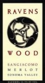 Ravenswood Sangiacomo Merlot 2000 Front Label