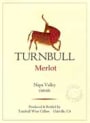 Turnbull Merlot 1999 Front Label