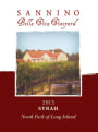 Sannino Bella Vita Vineyard Syrah 2013 Front Label