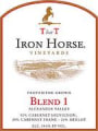 Iron Horse Blend 1 2000 Front Label