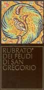 Feudi di San Gregorio Rubrato Aglianico 2000 Front Label