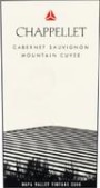 Chappellet Mountain Cuvee Cabernet Sauvignon 2000 Front Label