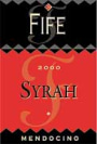 Fife Syrah 2000 Front Label
