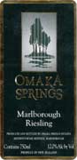 Omaka Springs Riesling 2002 Front Label