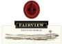 Fairview Solitude Shiraz 2001 Front Label